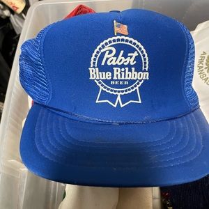 Pabst Blue Ribbon Beer trucker hat